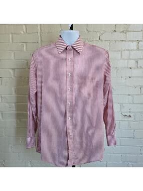 ​Vintage Single Needle Tailoring Candy Stripe Button Down Shirt ┃ Dark Academia